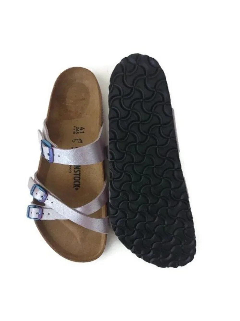 Birkenstock Franca Graceful Lavender Aura Sandals Womens 10 EU 41 Regular Fit - Picture 8 of 9
